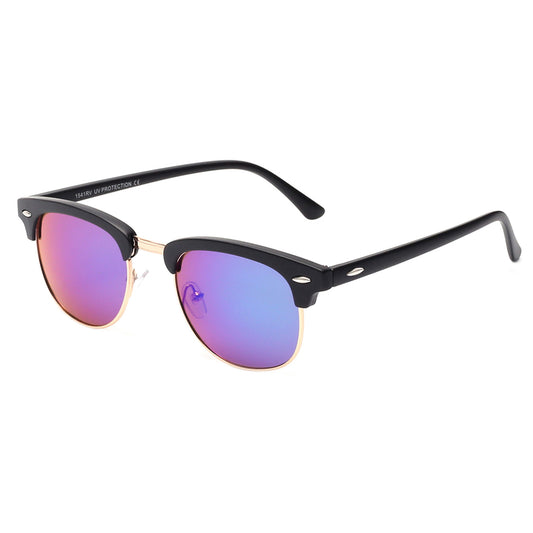 Civic Edge | Mirrored Clubmaster Sunglasses
